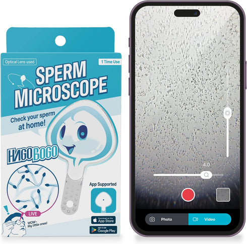Hagobogo Sperm Microscope | Instant Observation | Watch Your Sperm at-Home | Home