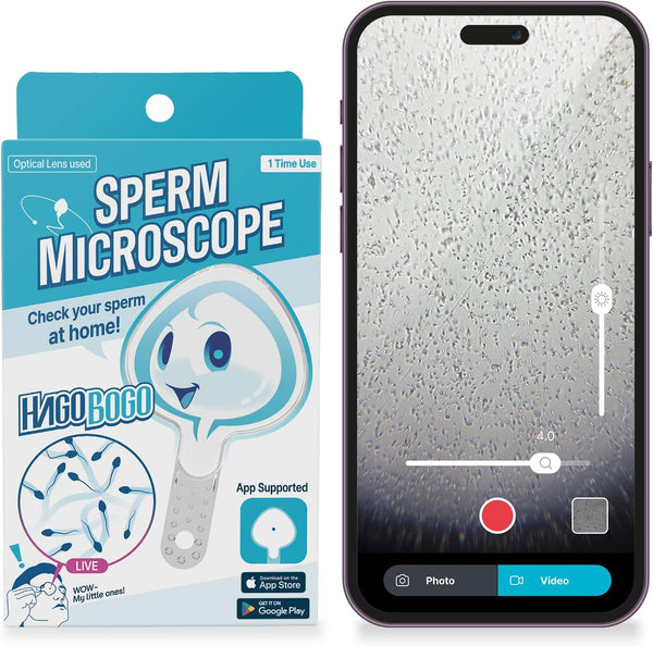 Hagobogo Sperm Microscope | Instant Observation | Watch Your Sperm at-Home | Home