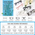 MARE AZZURO Computer Reading Glasses for Women - Blue Blocking Screen Light Readers, Various Strengths (Black, 150)