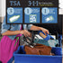 WANDF TSA Approved Toiletry Bag, 2 Packs Clear Travel Makeup Cosmetic Pouch with Zipper, Carry-On Airport Compliant