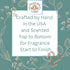 Scented Candle for Home by Way Out West Candles - Long Lasting Home Fragrance or Essential Oils - Small Candles Gifts for Women - 8 Oz Lemongrass Lavender Natural Soy Candles - Made in USA by Way Out West Candles