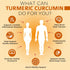 Organic Turmeric Curcumin Extract Supplement 1500mg with BioPerine, 120 Vegetarian Capsules