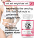 ZELSO 60 1 Pink Salt Trick Capsules - Original PinkSalt Trick Supplement for Weight, Energy & Metabolism - All Natural