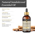 Avatra Sandalwood Essential Oil for Skin, Aromatherapy, & Diffuser | Natural Oil for Humidifier, Soap, & Candle Making | Premium Grade with Glass Dropper- 3.38 Fl Oz