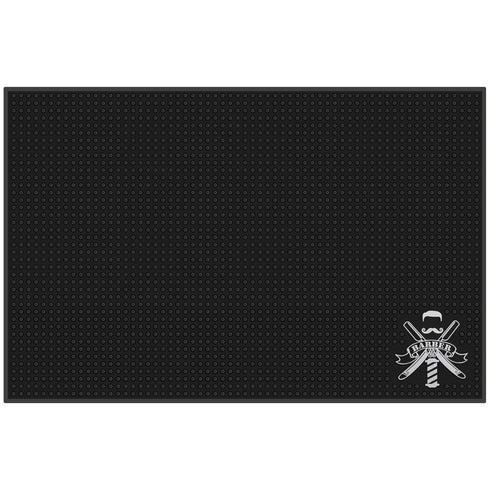 Segbeauty Barber Mat for Clippers, 11.8 x 17.5 inches Anti-Slip Flexible Rubber for Salon Tools