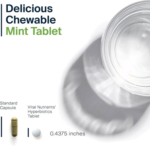 Hyperbiotics Vital Nutrients Pro Dental Probiotic, Clinically Studied BLIS K12 and M18, 45 Mint Tablets