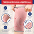 Doctor Developed Knee Brace, Compression Sleeve & Handbook for Relief of Arthritis, Tendonitis, Injury (Pink, S)