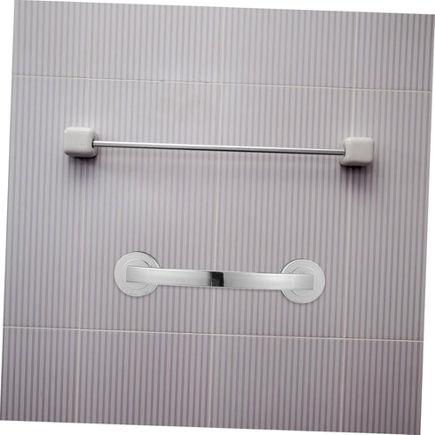 Jojofuny Suction Shower Grab Bar for Seniors - Colorfast & Durable Bathroom Armrest