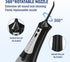 Cordless Water Flosser for Teeth Cleaning, 300ML Portable Electric with 5 Modes & 6 Jet Tips, IPX7 Waterproof for
