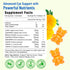 Eye Vitamins Lutein & Zeaxanthin Gummies, Sugar Free Eye Health Supplements with Bilberry, Astaxanthin - Support Blue Light, Visual Function and Macular Health - Mango Flavored, 60 Count