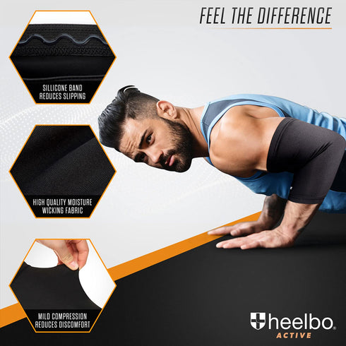 Elbow Sleeve and Compression Sleeve with Copper Infused Fibers, Breathable Fabric for Tendonitis, Golfers, Tennis Elbow
