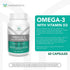 Mannatech Omega-3 with Vitamin D3 - Pure Fish Oil for Bone, Heart Health and Cognitive Support