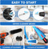 Dryer Vent Cleaner Kit - 16-Piece All-Round Dryer Vent Cleaning Kit with 50 Feet Brush