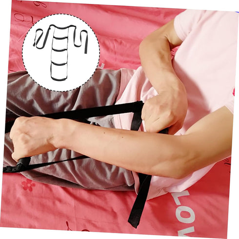 Ipetboom Adjustable Bed Ladder Strap for Seniors Disabled Pull Up Strap Comfortable Handle Design for Individuals