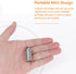 Titanium Keychain Pill Holder Container, Waterproof Portable Pill Box Case for Purse or Pocket, 1pc