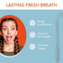 Baest Tongue Scraper, 100% Stainless Steel, Premium Tongue Cleaner, Freshen Breath, 2 Count