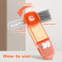 4-in-1 Cup Lid Gap Cleaning Brush Set, 3Pcs Multipurpose Home Kitchen Crevice Cleaning Tools for Tight Spaces