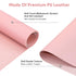 Subay Nail Art Table Mat, Soft Microfiber PU Leather Nail Hand Rest Cushion, Foldable Manicure Pad - Pink