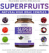 Super Antioxidants Supplement - Powerful Super Food Antioxidant Daily Blend - Acai Berry, Goji, Pomegranate & Trans Resveratrol - Herbal and Fruit Formula For Women and Men - Skin Care - 60 Capsules
