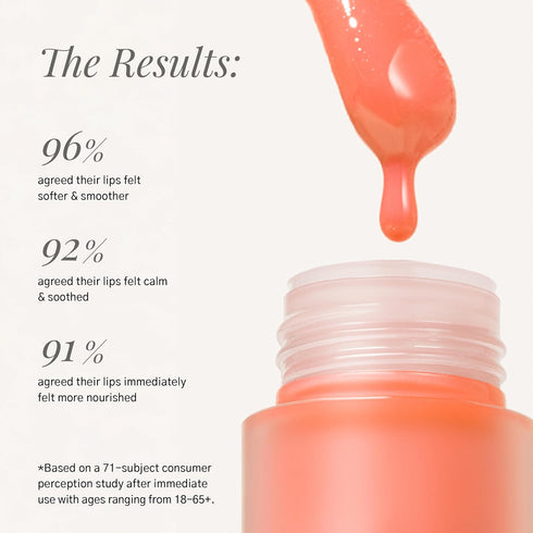 Karuna Skin Tinted Lip Oil, 4.8 mL - Soothing & Moisturizing Vegan Lip Tint with Peptides and Antioxidants