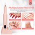 SAVILAND Professional Electric Nail File, 20000RPM Portable Efile Nail Drill, Pink Rechargeable Nail Drill for Gel