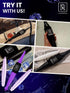 Premium Ice Pipe Hookah Hose - Purple Ice Hookah Set with 2 Reinforced Cooling Packs & Soft Grip - Hookah Mouthpiece