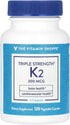 Triple Strength Vitamin K2 for Bone Health, 300 MCG, 120 Vegetable Capsules