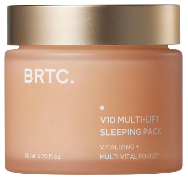 V10 Multi-Lift Sleeping Pack, 80 ml - Overnight Face Moisturizer, Vitalizer, Korean Skincare