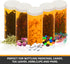 Empty Plastic Pill Bottles with Easy Open Snap Caps, Prescription Medication Vials, Clear Containers (12pcs)