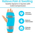 Arctic Flex Wrist Ice Pack Wrap - Hot & Cold Therapy Brace for Pain Relief, Adjustable Straps for Compression