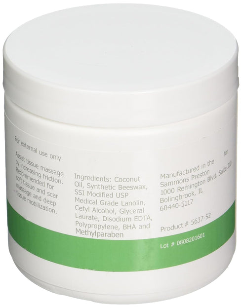 Rolyan 15 Deep Prep Ultra Care Deep Tissue Massage Cream, Hypoallergenic & Odorless Professional Massage Creme
