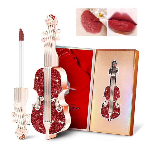 Long Lasting Matte Lipstick in Velvety Red, Waterproof Durable Mist Liquid Lipstick with Gift Box