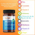 Immunity Support Booster Supplement with Vitamin C, D, Elderberry, Echinacea, Zinc, Curcumin, Ginger, B Vitamins -