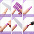 Maitys 336 Pieces Self Adhesive Gel Nail Decal Manicure Kits with File, 24 Sheets Nail Stickers for Women Girls (Bright