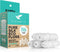 Compostable Dental Floss Refills, Pack of 5 x 33yds Organic Peace Silk Spools, Mint Flavored