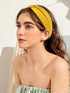 Tobeffect 8 Pack Turban Headbands for Women, Non Slip Leopard Print Boho Accessories, Elastic Hair Band