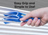 Blind Cleaner Duster Tool, Blue Window Blinds Cleaner with Microfiber Sleeve for Fans, Vents, Shutters