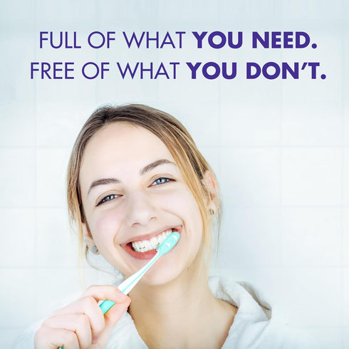 HAMMER Toothpaste-4 Pack 4.3oz 100% ARM & Essentials Whiten & Strengthen Fluoride of Tubes, Fresh Mint- Natural Baking