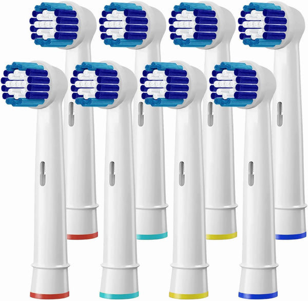 PEPECARE 8 Pack Replacement Brush Heads Compatible Toothbrush Heads for Braun Oral-B Professional