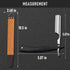 Straight Razor with Strope, Professional Stainless Steel Shaver Razor with Shaving Strop for Grooming