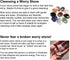 CrystalTears 4 PCS Thumb Worry Stone, Amethyst, Rose Quartz, Lapis Lazuli, Tiger's Eye Healing Crystals