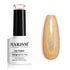 RARJSM Holographic Nail Polish - Shimmer Gold Gel Polish, Unicorn Effect Nail Art Colors, 7.5ML Curing Required