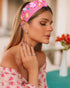Knotted Headband for Women - Lollipop Candy Charms Crystal Jeweled Top Knot Hairband, Funny Gifts for Girls