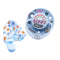 Large Shield Comfort Soother - Pastel Blue Rainbow Sissy Design - Sensory