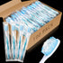 100 Pcs Prepasted Disposable Toothbrushes, Individually Wrapped Soft Bristle Travel Toothbrush for Camping, Guestroom,