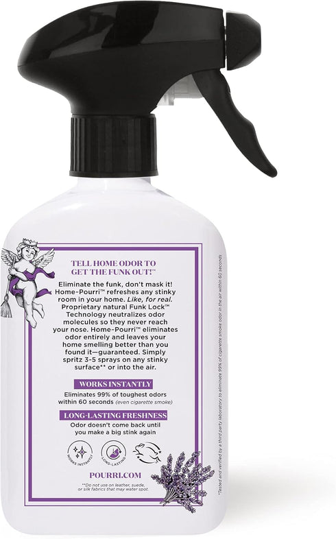 Home-Pourri Air + Fabric Multi-Purpose Odor Freshener Spray, Lavender Sage, 11 Fl Oz