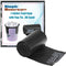 Simple Houseware 4 Gallon Trash Bags, Black, 80 Count