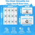 Dry Ice Packs for Shipping, Long Lasting Ice Packs, 24+ Hour Freeze Power, BPA Free, 48 Pack Bulk, 12 lb, Reusable Gel