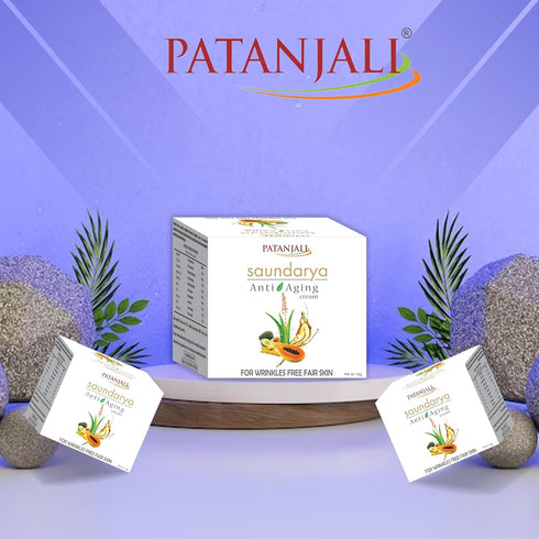 Patanjali Saundarya Anti Aging Cream, 15g / 0.03 lb