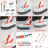 Floor Scrub Brush 3 in 1 - Tub Tile Floor Scrubber with 52 inch Long Handle, Detachable Replacement Brush Heads